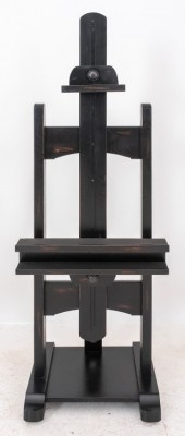 BLACK TV EASEL / STAND Black w