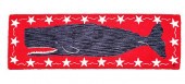 BLACK WHALE HOOKED RUGBlack Wh