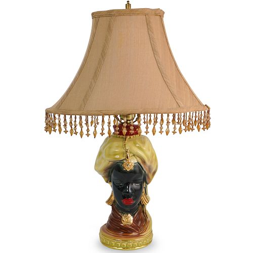 BLACKAMOOR FIGURAL TABLE
