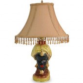 BLACKAMOOR FIGURAL TABLE LAMPD