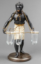 BLACKAMOOR POLYCHROME TOLEWARE