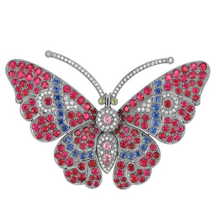 Blackened Gold, Ruby, Sapphire,
