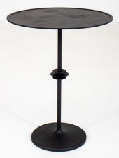 BLACKENED STEEL END TABLE Blac