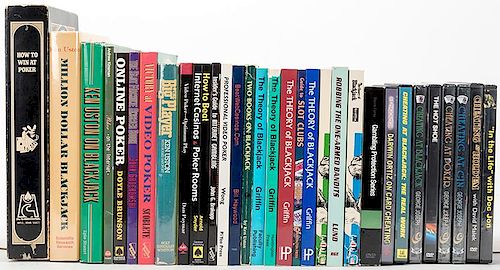 [BLACKJACK] 38 BOOKS, DVDS, AND