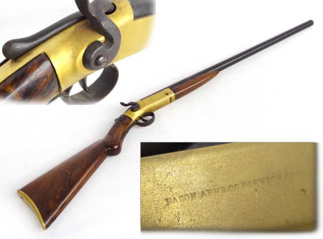 Blackpowder rifle marked ''Bacon