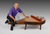 BLACKSMITH BELLOWS COFFEE TABL