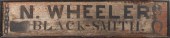 BLACKSMITH'S TRADE SIGN AMERIC