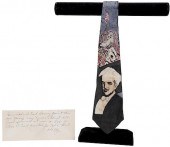 BLACKSTONE NECKTIE PAINTED BY
