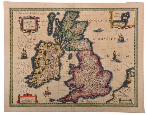 BLAEU - MAGNAE BRITANNIAE ET