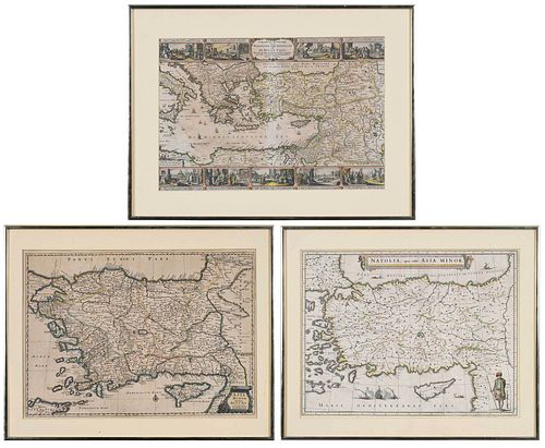 BLAEU, MORTIER, VISSCHER - THREE