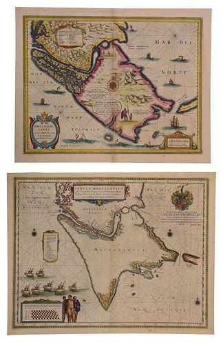 BLAEU - TWO MAPS OF SOUTH