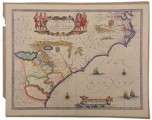 BLAEU - VIRGINIAE PARTIS AUSTRALIS,