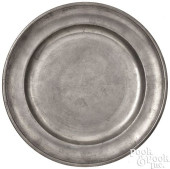 BLAKESLEE BARNES PEWTER PLATE<