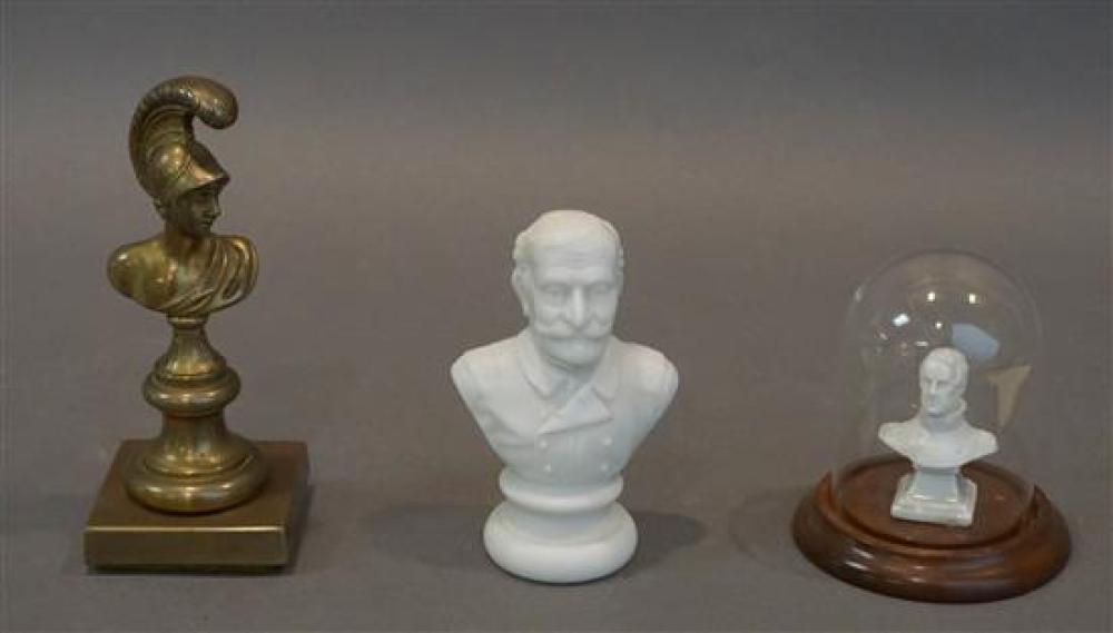 BLANC-DE-CHINE BUST OF ZACHARY
