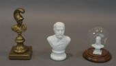 BLANC-DE-CHINE BUST OF ZACHARY
