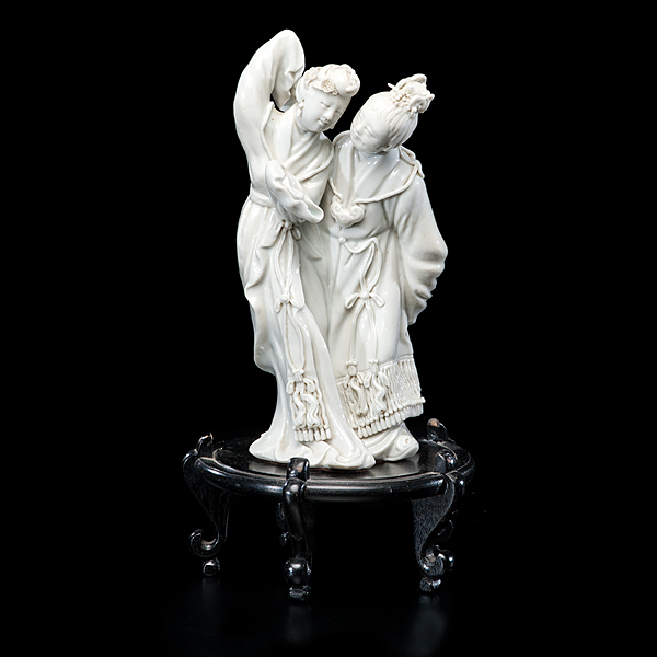 Blanc-de-Chine Figural Group