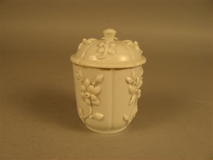 Blanc de chine porcelain covered