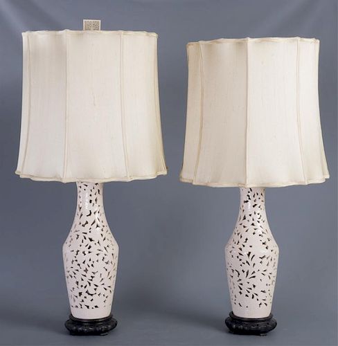BLANC DE CHINE TABLE LAMPS,