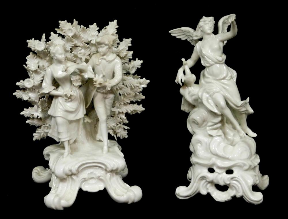 BLANC DE CHINE, TWO PIECES,