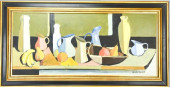 BLANCHE LAZZELL SIGNED ACRYLIC
