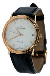 BLANCPAIN MEN'S 18KT. GOLD WRI