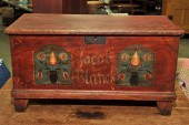 BLANKET BOX. Pine and dovetail