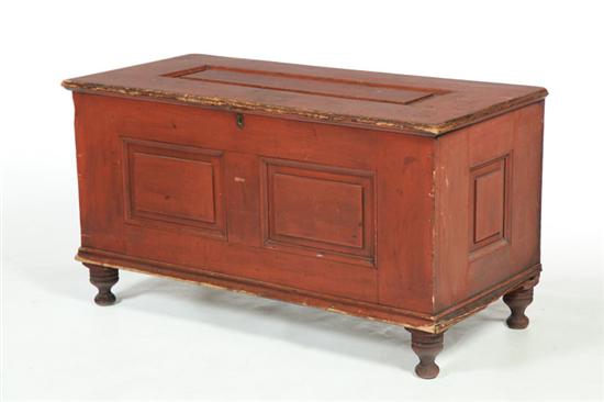 BLANKET CHEST.  American  1820-1840