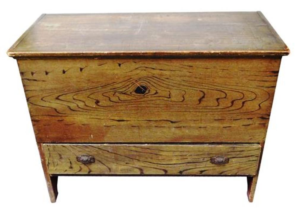 BLANKET CHEST, AMERICAN 19TH C.,