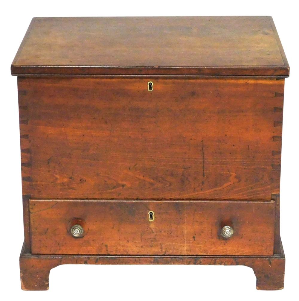BLANKET CHEST, DIMINUTIVE SIZE WITH