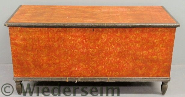 Blanket chest early 19th c. with