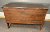 BLANKET CHEST, GRAIN PAINTED,