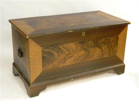 Blanket chest  grain painted with