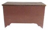 BLANKET CHEST, HINGED LIFT LID
