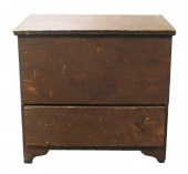 BLANKET CHEST WITH DRAWER, AME