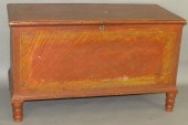 BLANKET CHESTca. 1830; pine ch