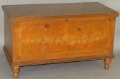 BLANKET CHESTca. 1858; an exce