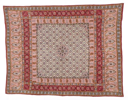 BLANKET OR BEDCOVER, INDIA, LATE