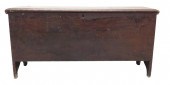 BLANKET SIX BOARD CHEST, C. 17