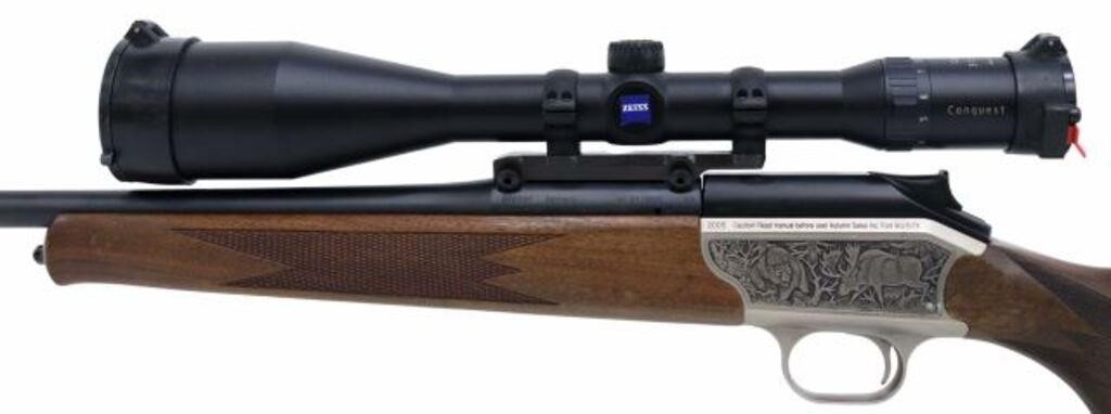 BLASER THREE SCOPED BARRELS RIFLE