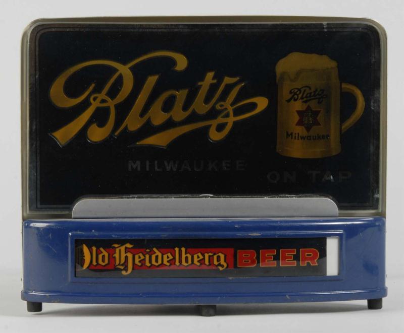 Blatz Milwaukee Beer Light-Up Sign.