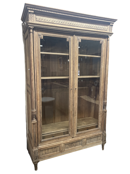 BLEACHED LOUIS XVI STYLE CARVED