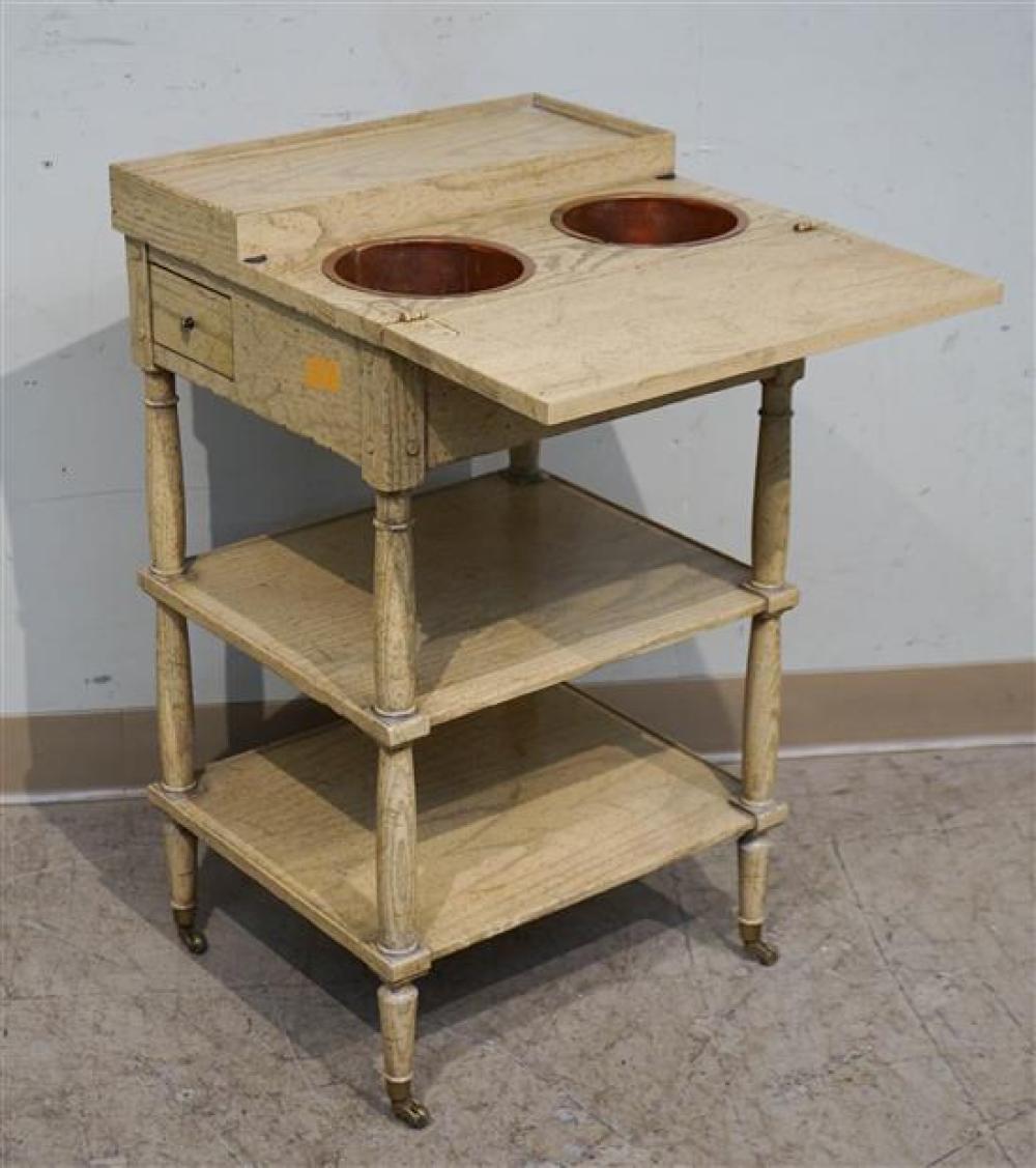 BLEACHED OAK WINE TABLEBleached Oak