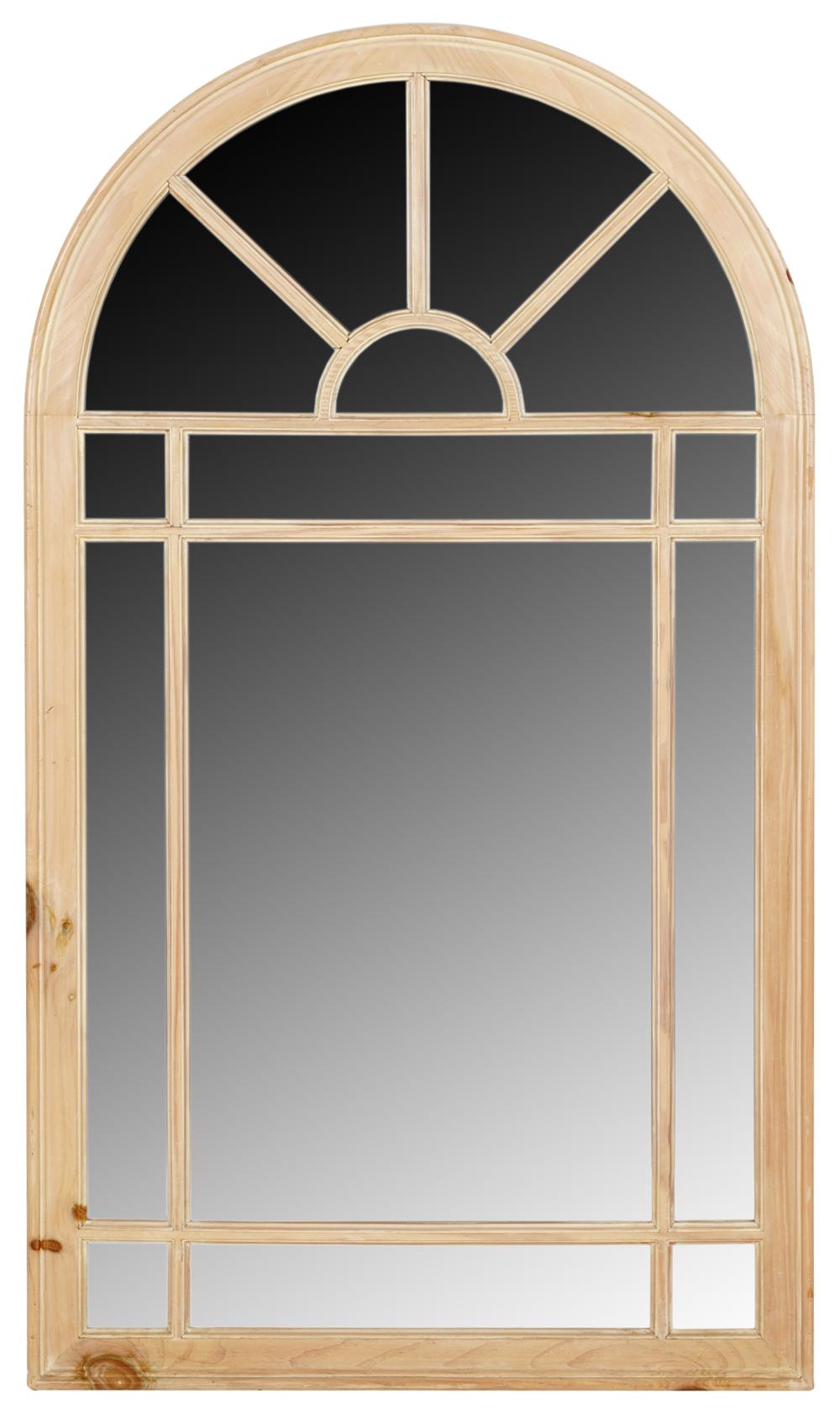 BLEACHED WOOD WALL MIRRORmodern; 47