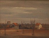 BLECH(?), RURAL LANDSCAPE, OIL