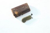 BLEEDER. Brass with etched des