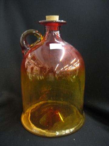 Blenko Amberina Art Glass Jug