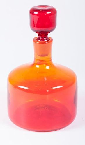 BLENKO AMBERINA GLASS