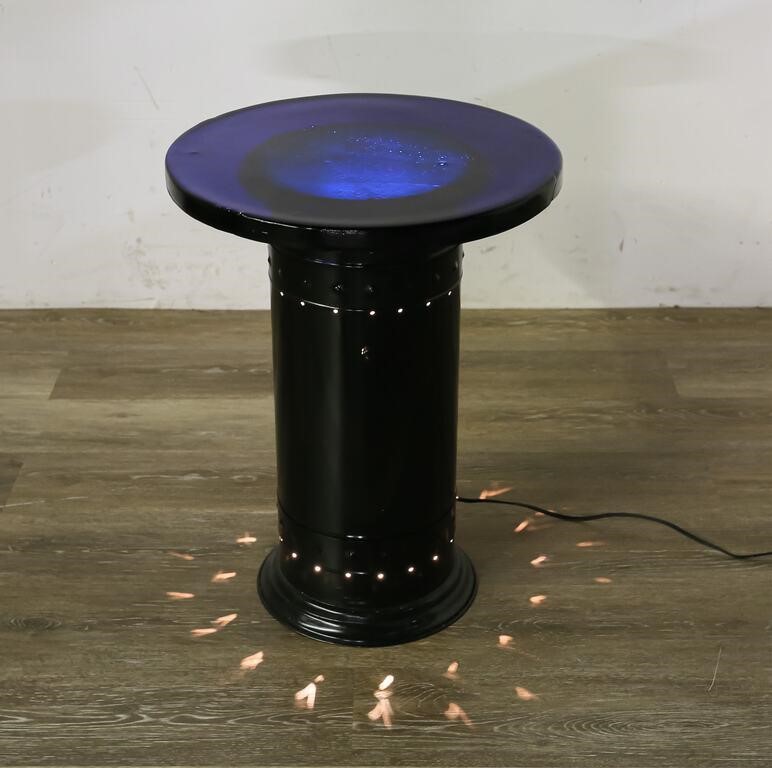BLENKO GLASS ILLUMINATING SIDE