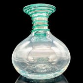 BLENKO GLASS SPIRAL VASEHand b