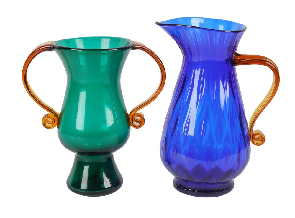BLENKO GLASS URN AND